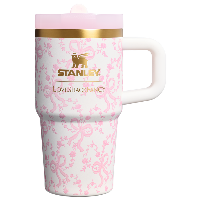Stanley 1913 Stanley 1913 x LoveShackFancy Holiday Quencher® ProTour Flip Straw Tumbler 20 OZ in Coquette Bow Chantilly