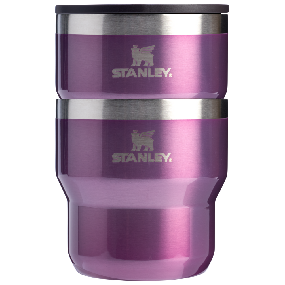 Stanley 1913 The Stay-Hot Stacking Cup 2-Piece Set 10 OZ in Wisteria Shine