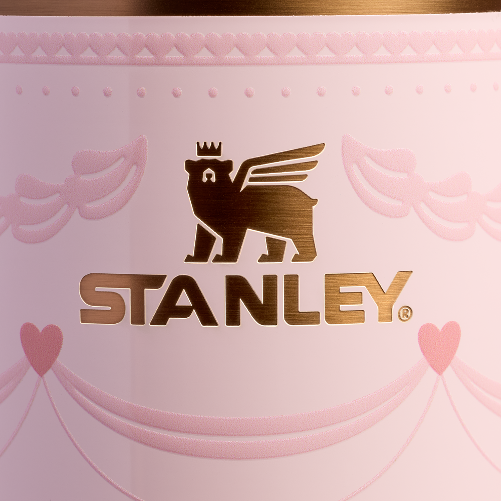 Stanley 1913 The Valentine’s Day Quencher H2.0  FlowState™ Tumbler | 20 OZ in Pink Velvet Cake