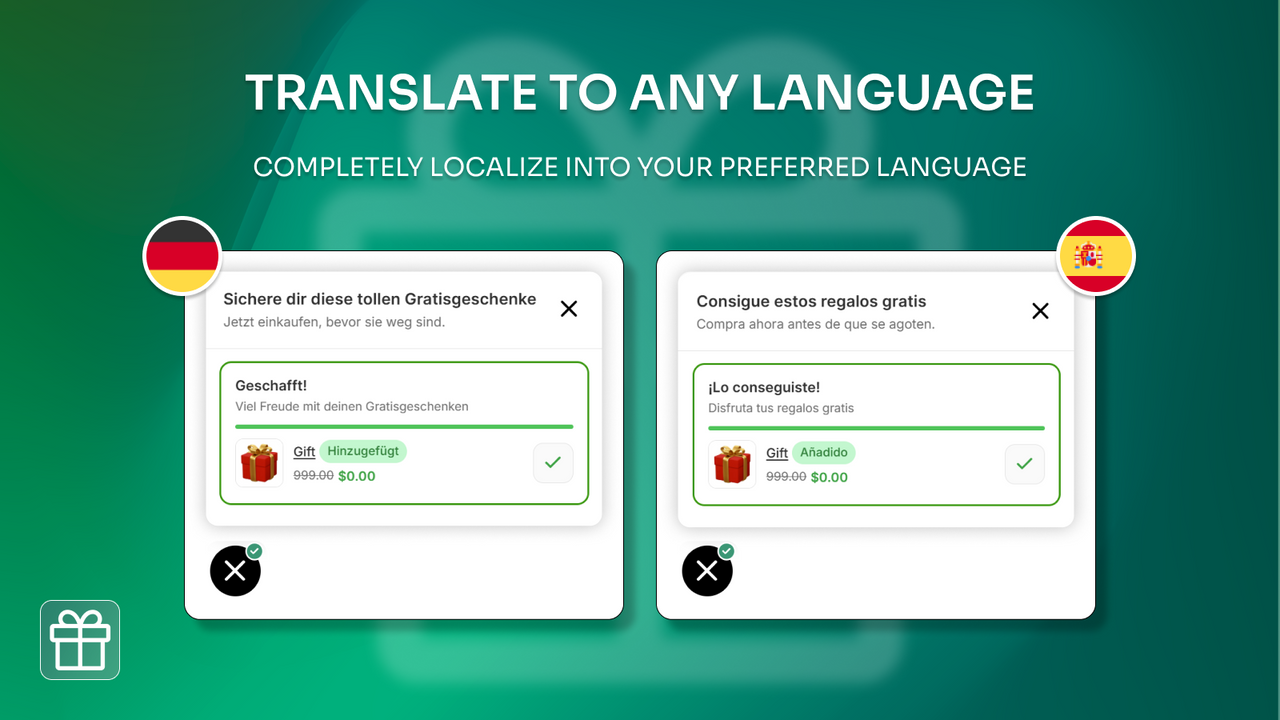 Localize and translate Auto add to cart app in any language