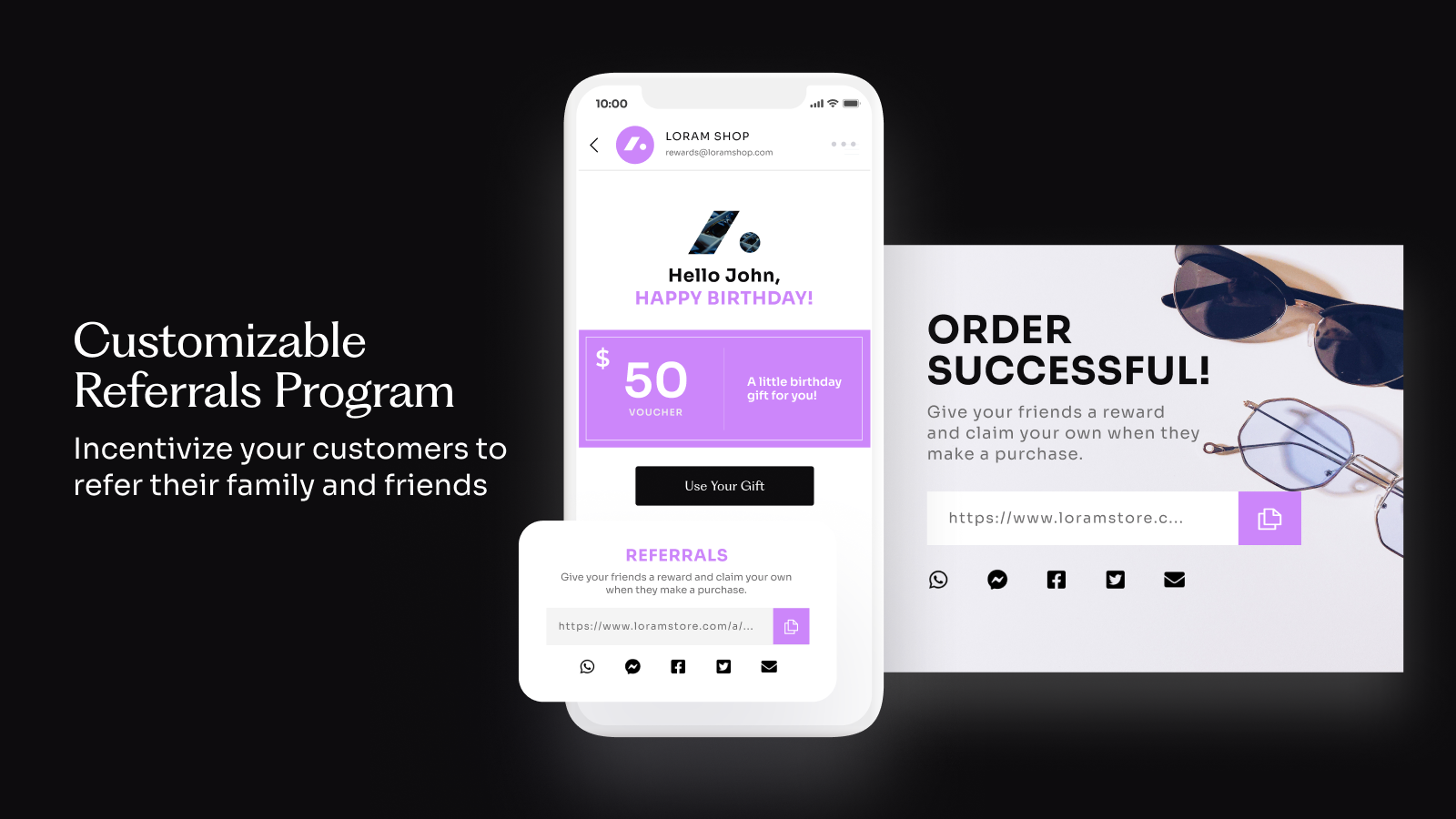 Custom Referral Program
