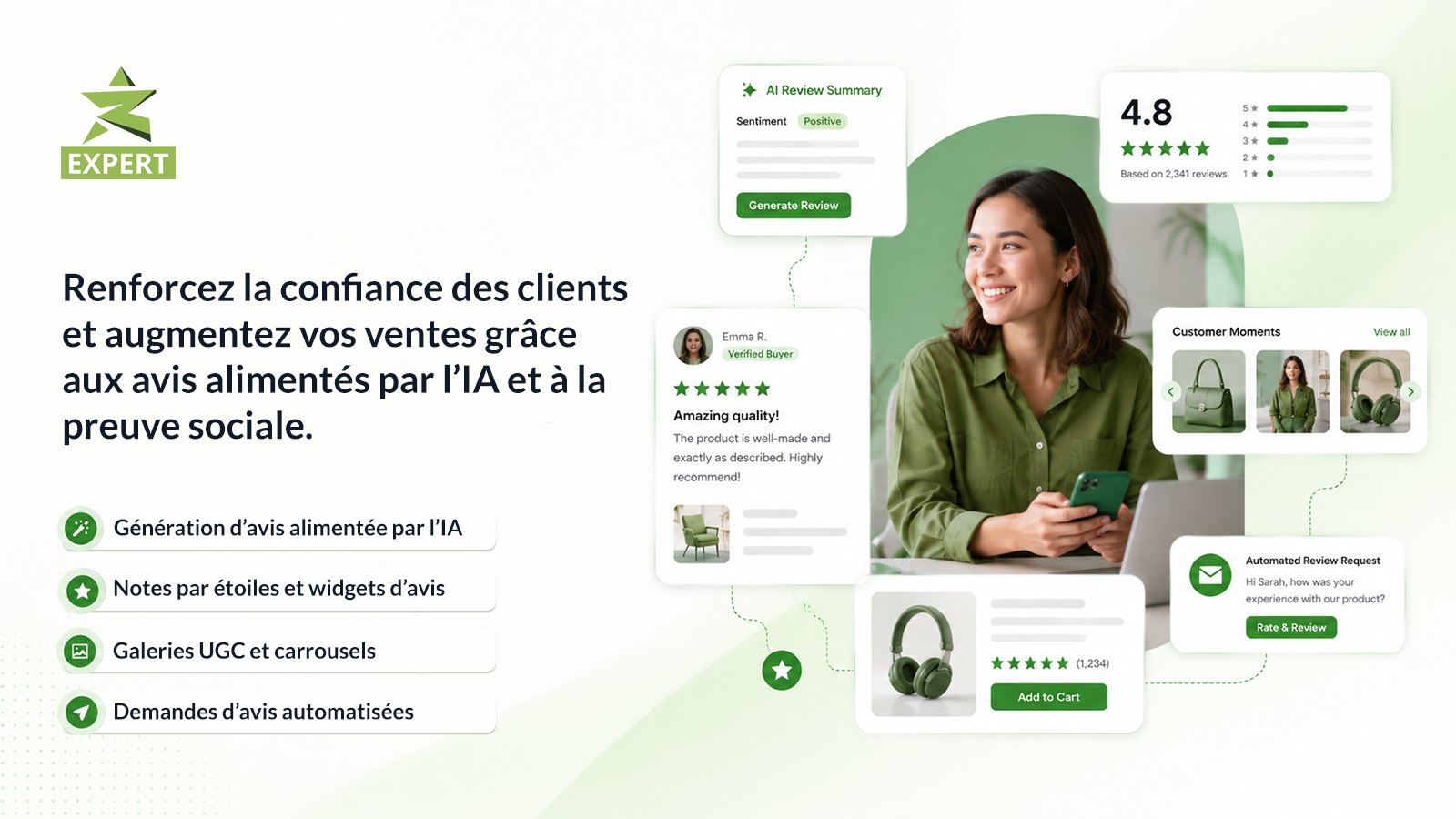 Renforcez la confiance des clients et augmentez vos ventes