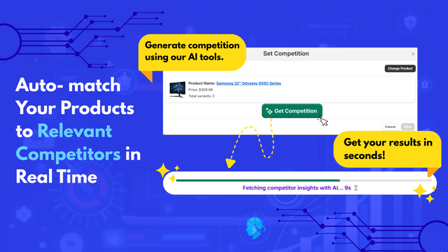 Create competition set for products
