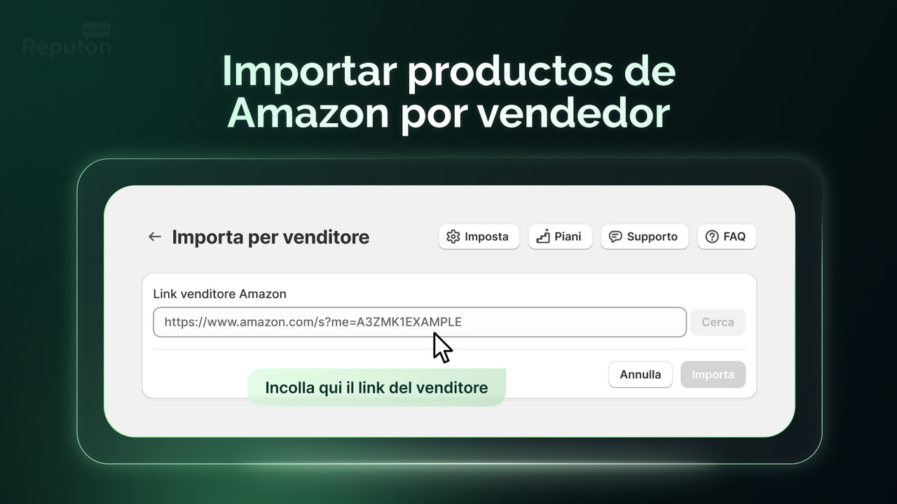 Importar productos de Amazon por vendedor