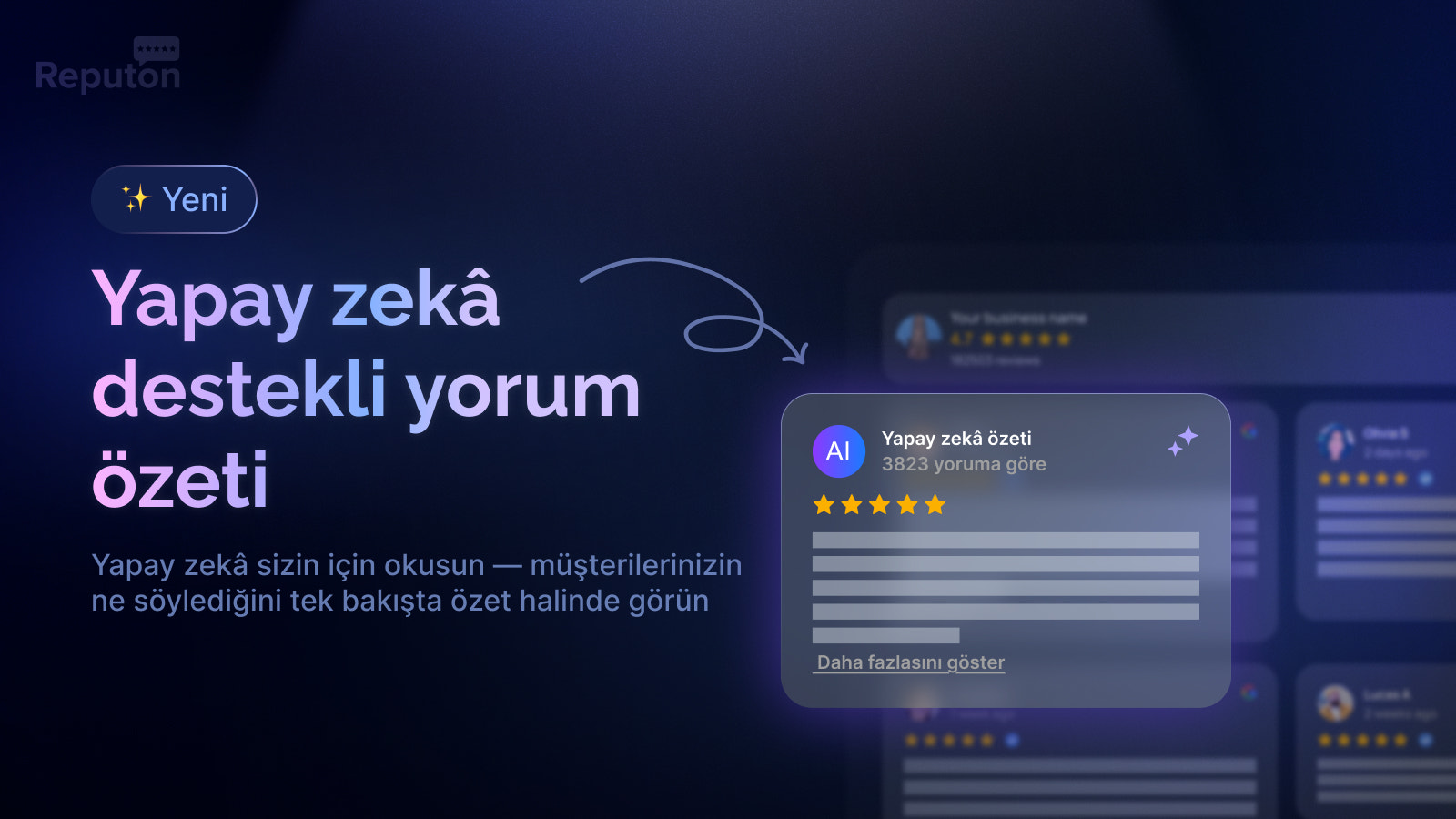 Google yorumları AI özeti