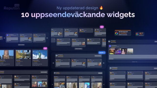 Google-recensioner widgetar