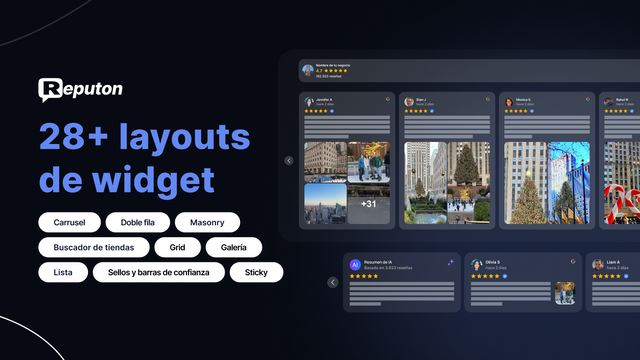 Widgets de reseñas de Google
