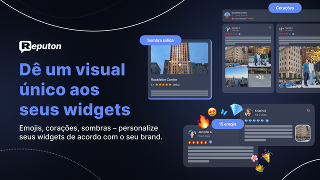 design de avaliações do Google