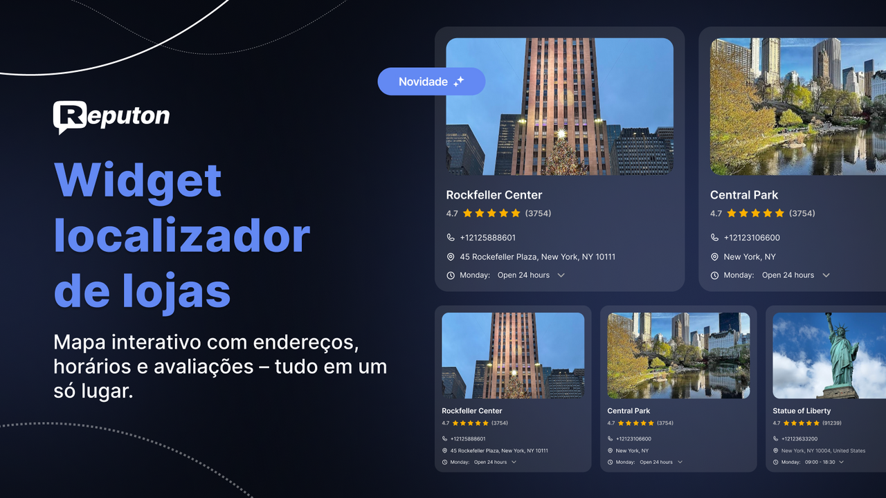 localizador de lojas de avaliações do Google