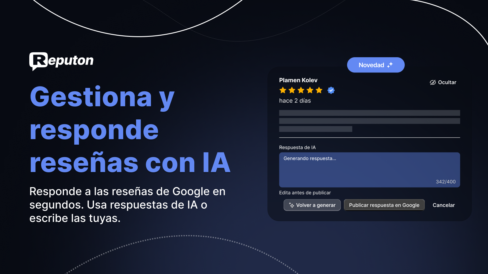 Widget de localizador de tiendas con reseñas de Google