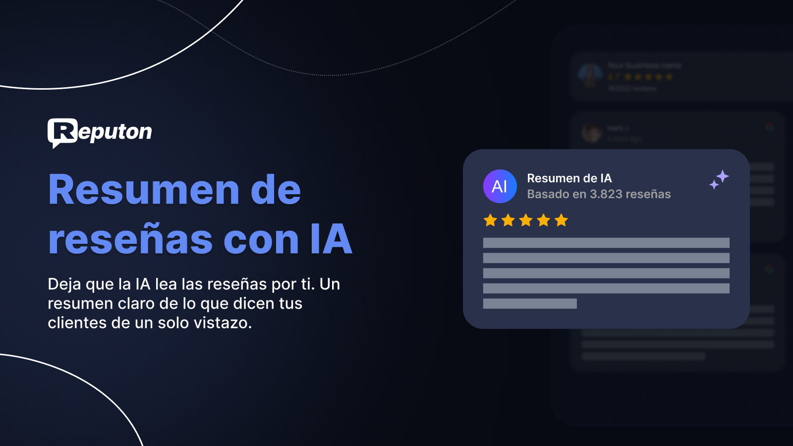 Resumen de reseñas de Google con IA