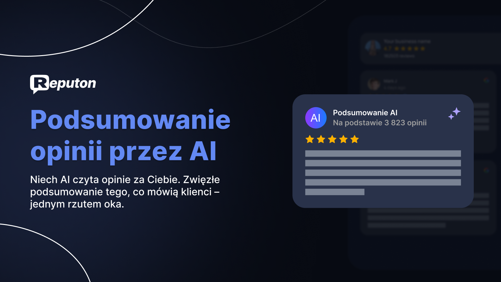 AI podsumowanie opinii Google