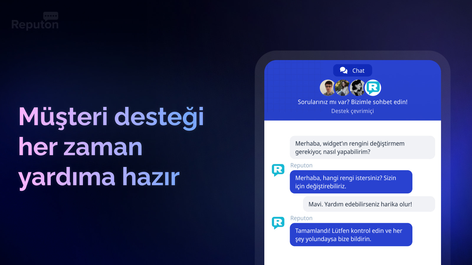 Reputon Google Yorumları desteği