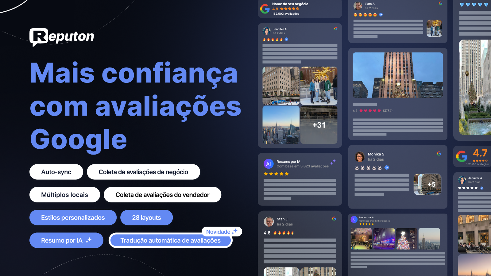 Google Reviews - Avaliações