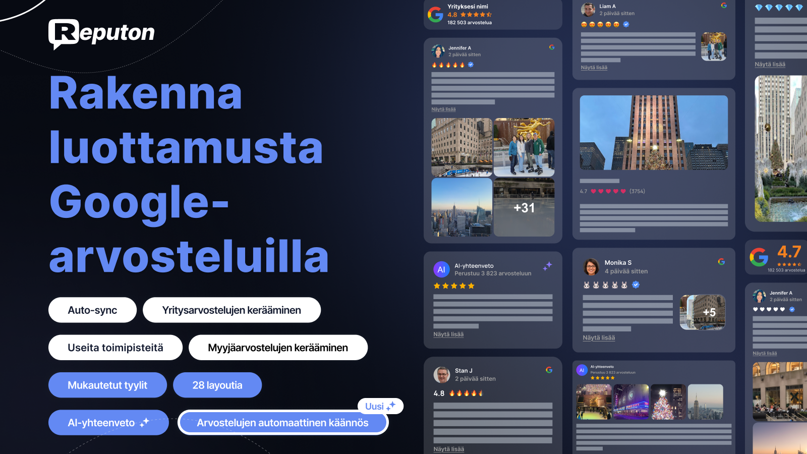 Google-arvostelut Reputon