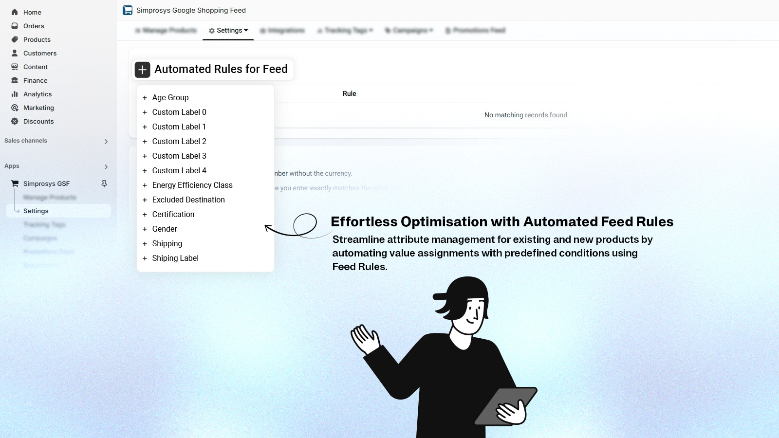 Automated FeedRules to Optimise Product Feed automatically.