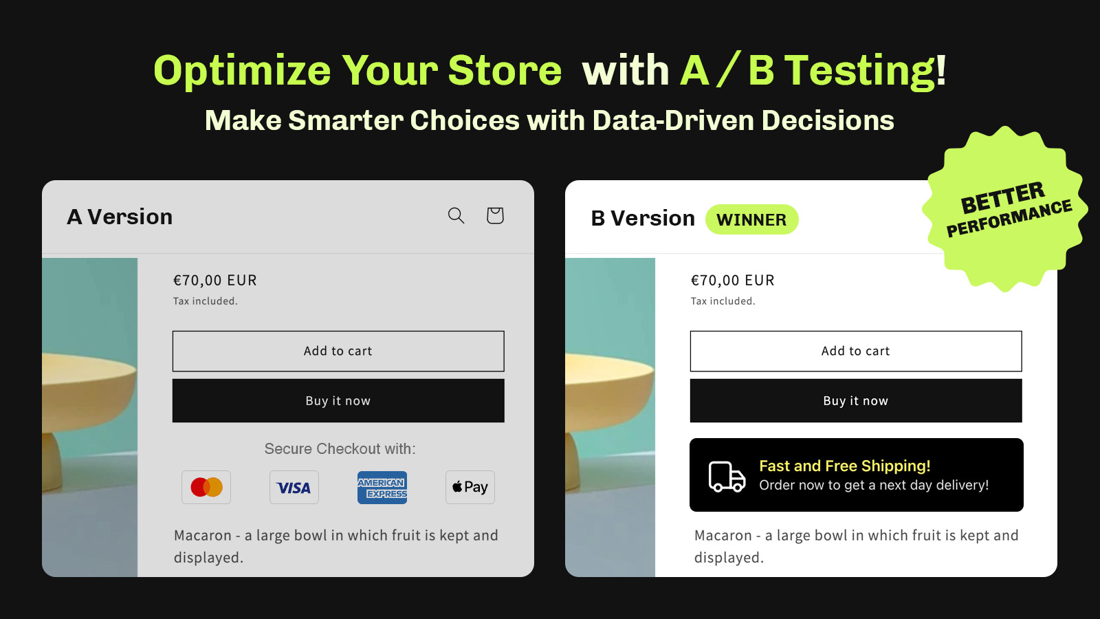 optimize store with essential shopify a/b testing app