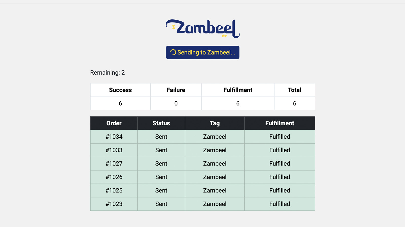Zambeel Logs