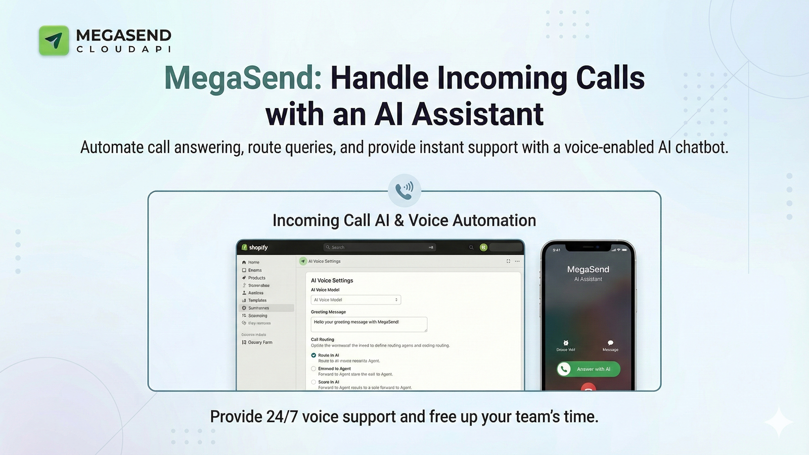 AI-powered WhatsApp agents for chats and customer calls