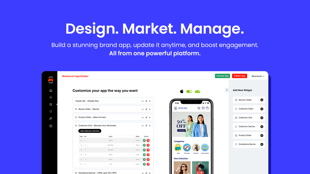 Design. Market. Manage.