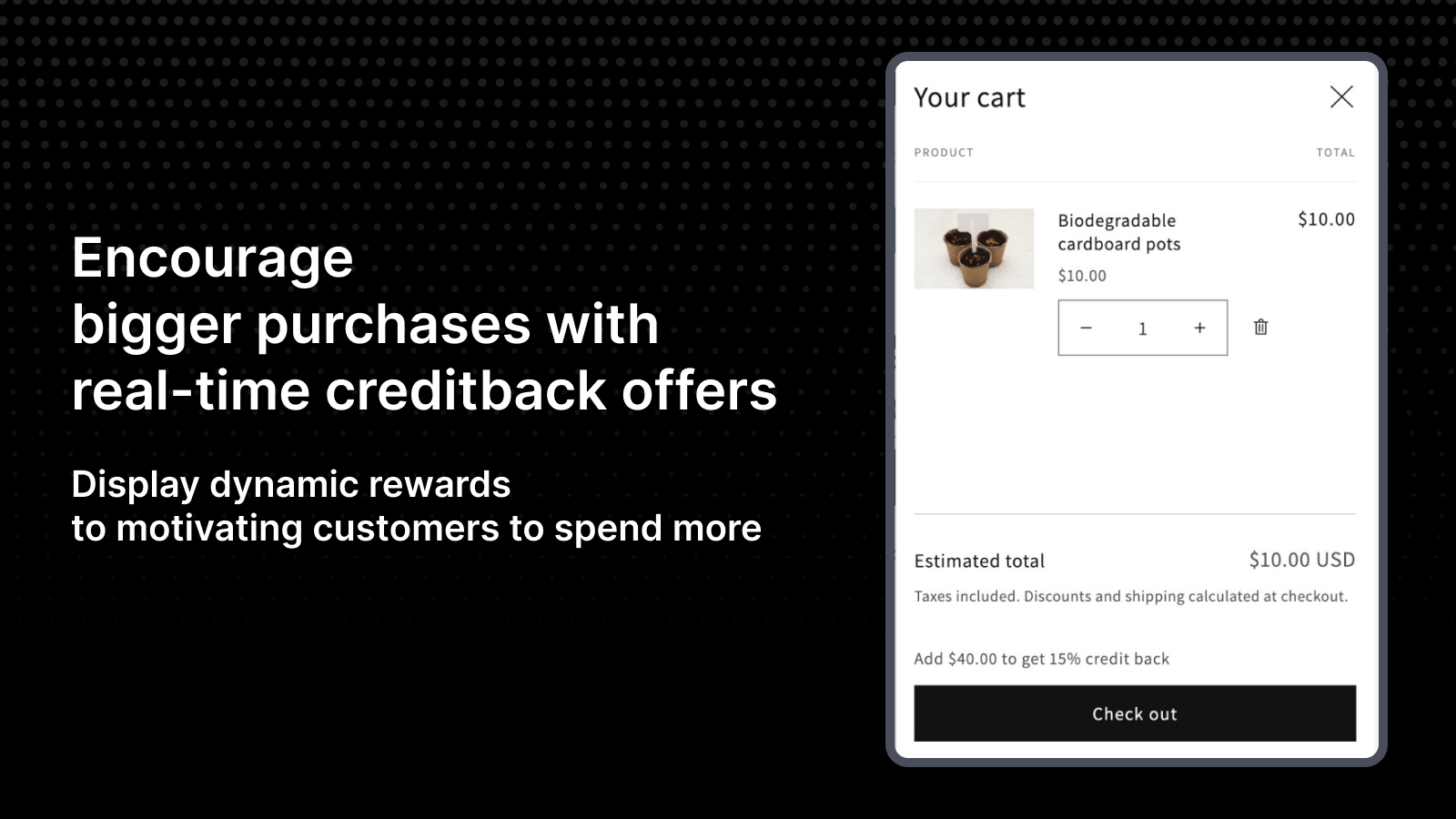 Storefront widget