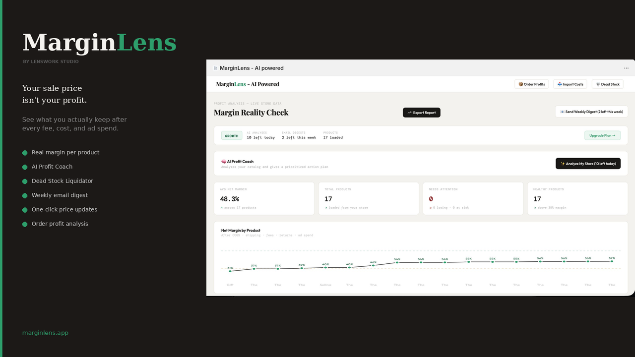MarginLens - AI Powered