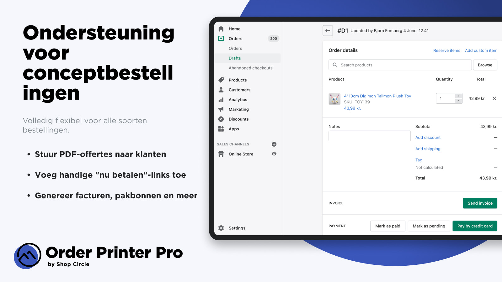 Conceptorders: Volledig flexibel voor alle soorten bestellingen