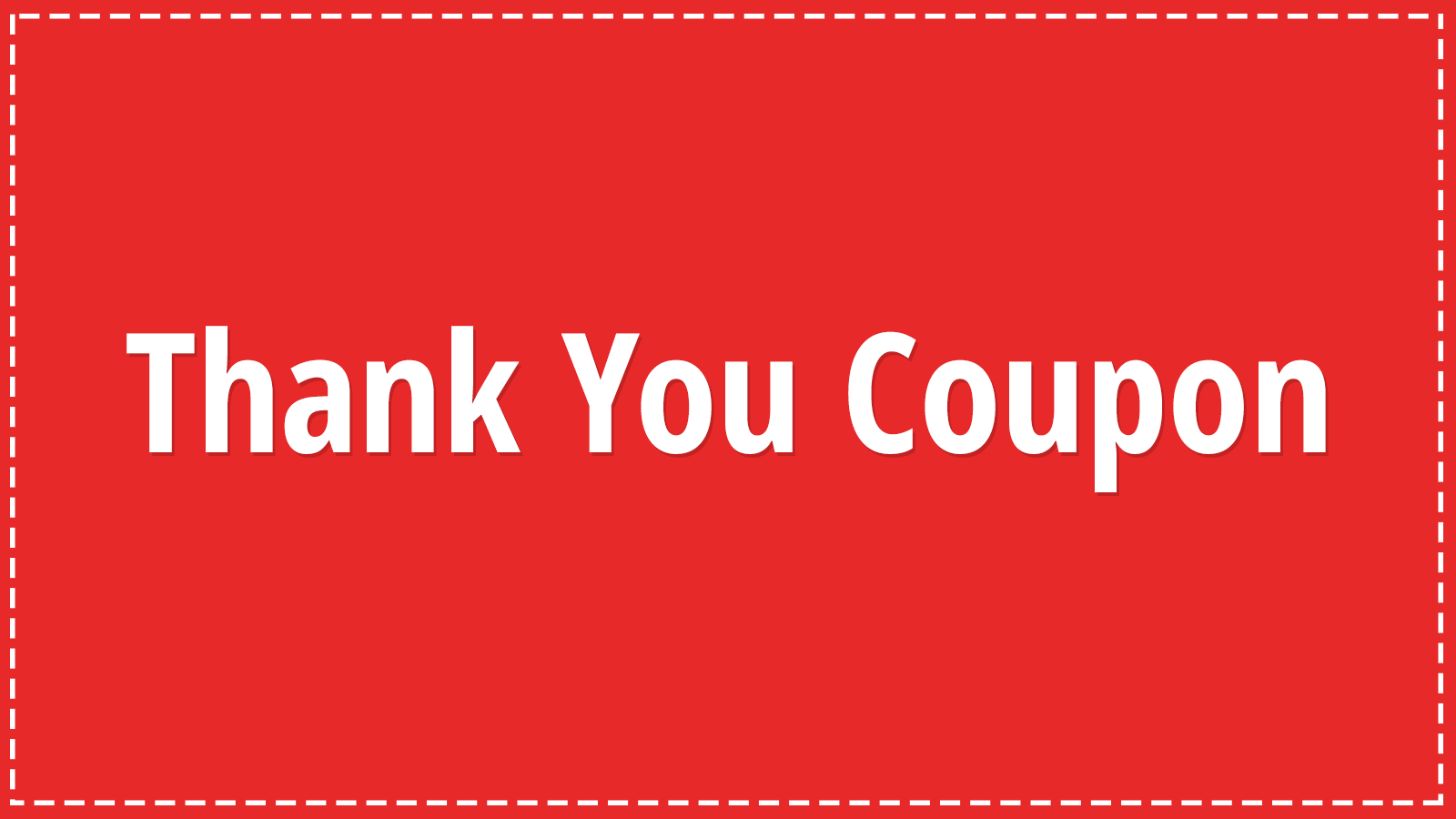 Thank You Coupon App for Shopify