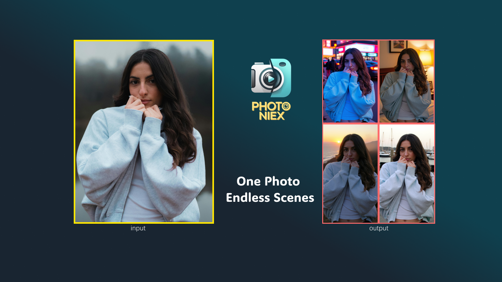 One photo generate endless scenes with stunning details