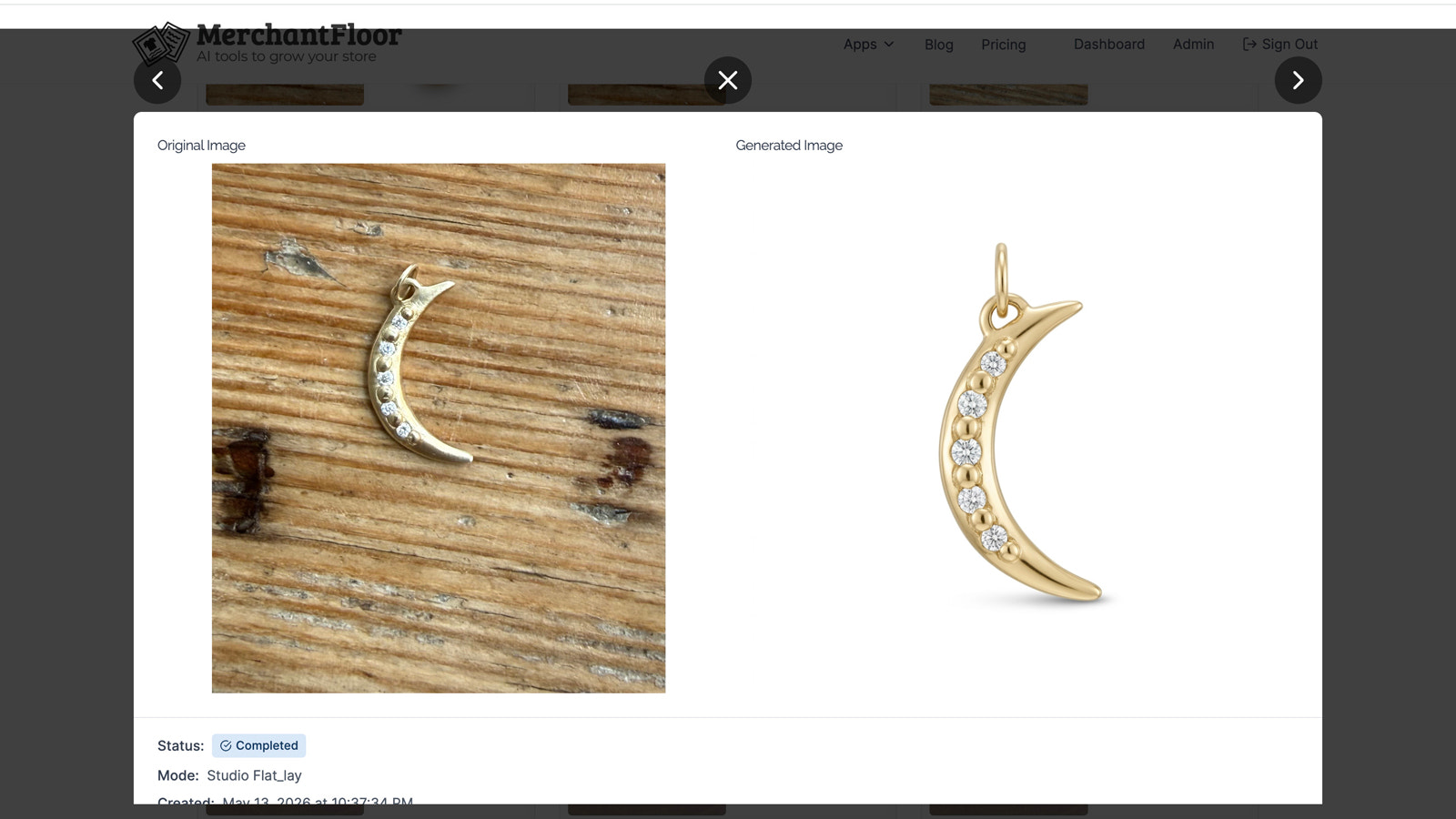 Generate white background photos
