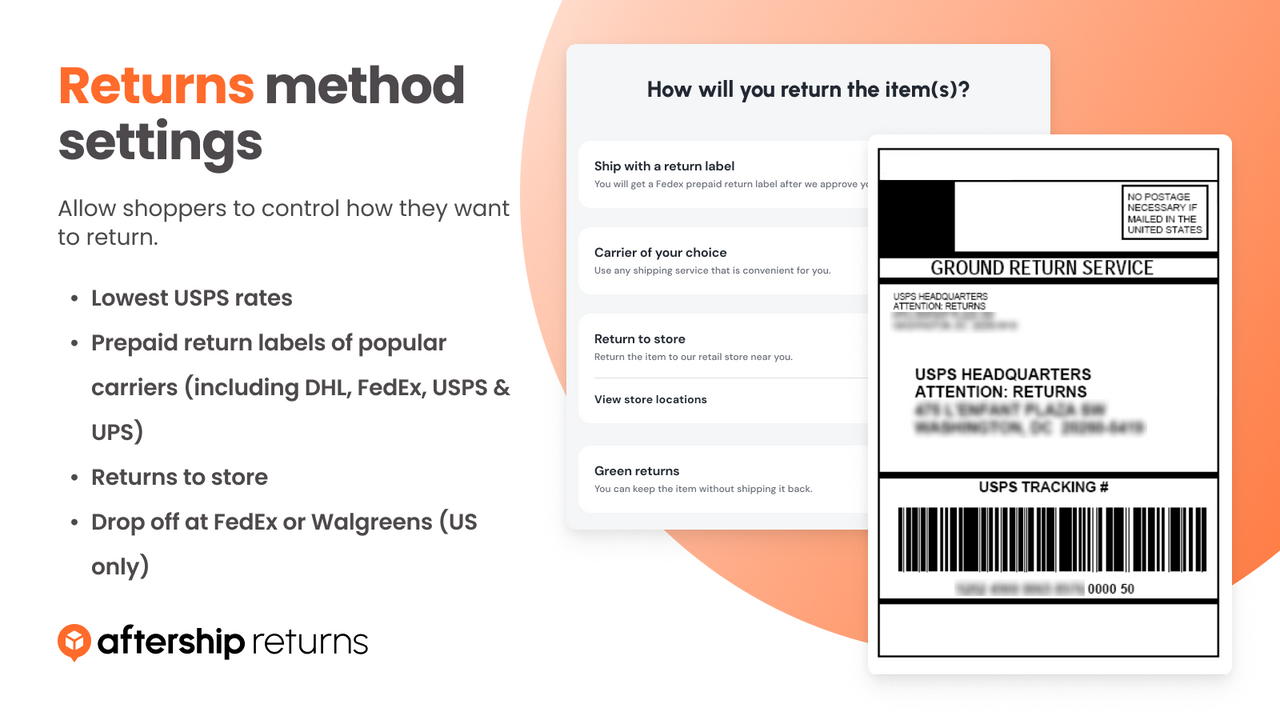  Generate Prepaid Return Labels