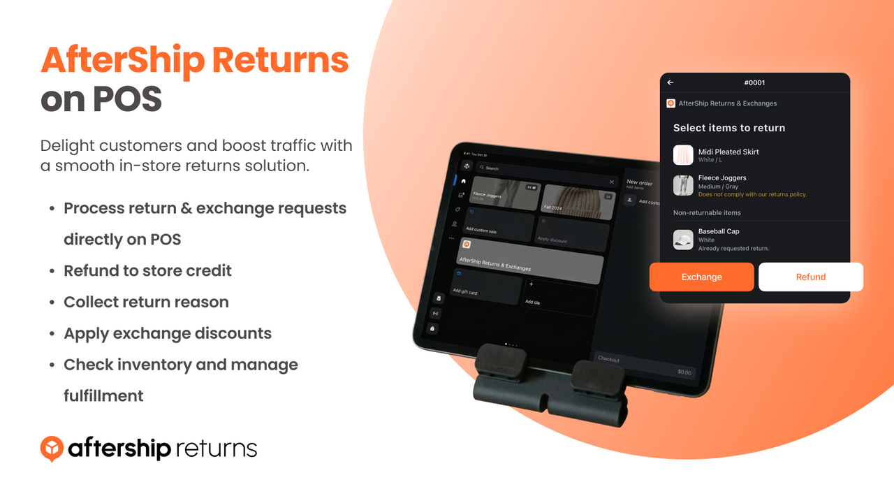 Delight customers with a smooth in-store returns solution