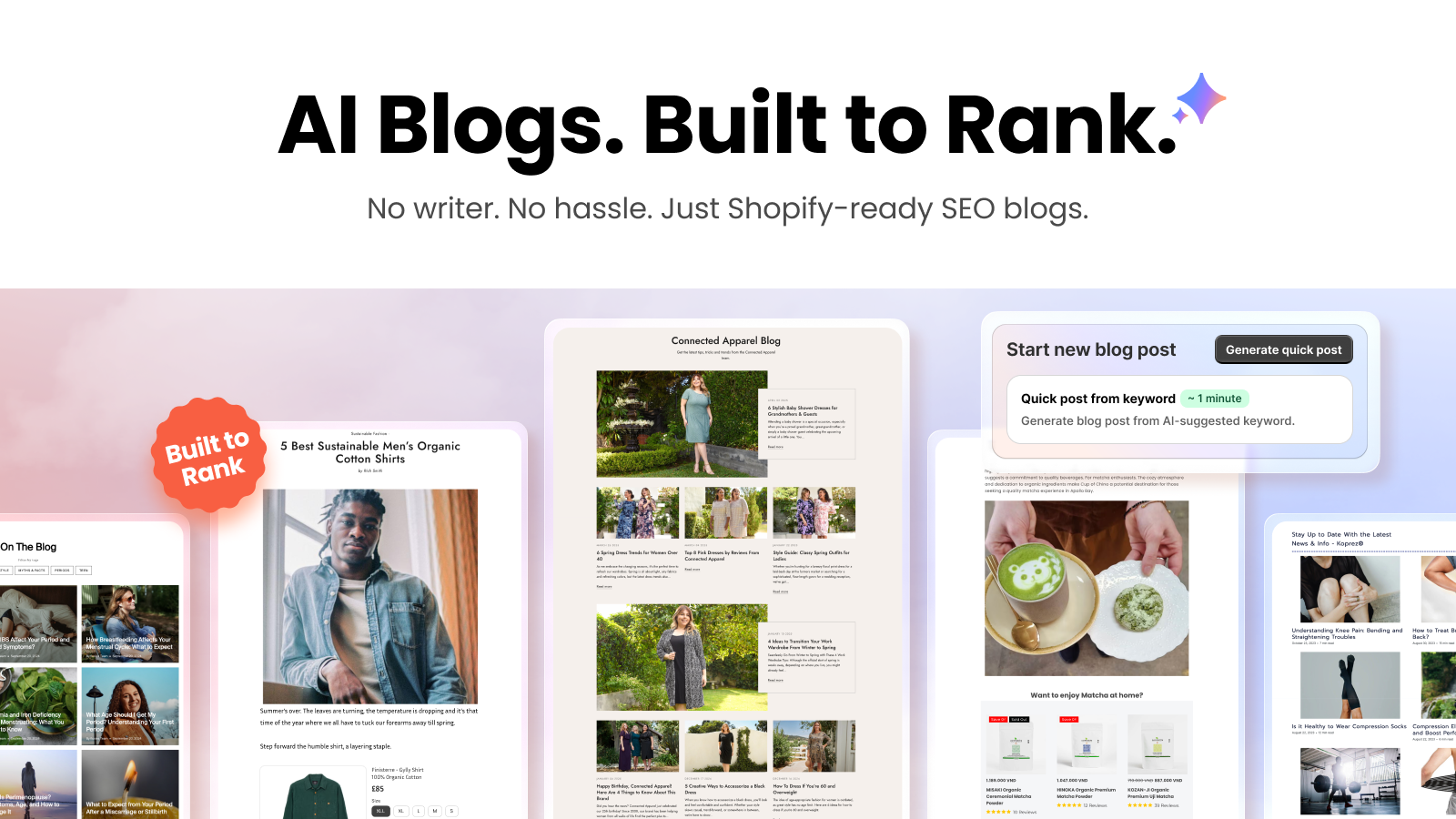generate AI SEO blog posts