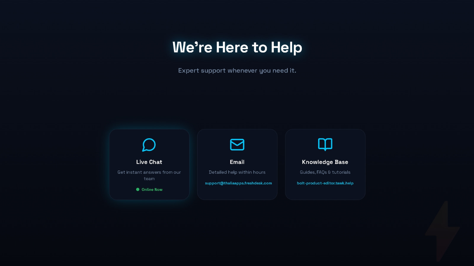 customer support