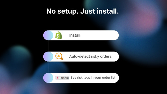 Install PreShip Alert and automatically detect risky orders