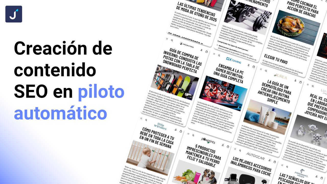 Creación de contenido SEO en piloto automático