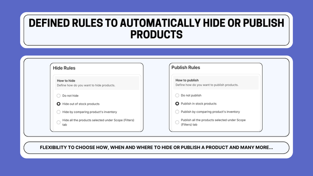 Rule - how to hide