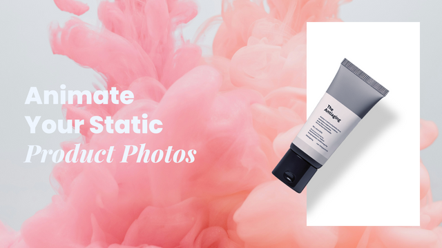 Animate your static product photos