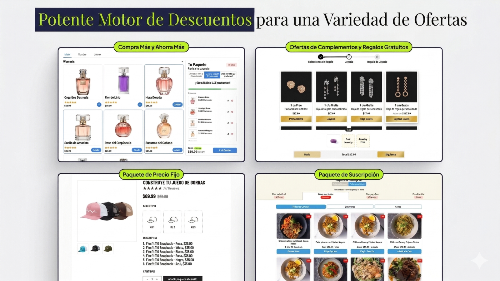 Una app Shopify de bundles con motor de descuentos potente