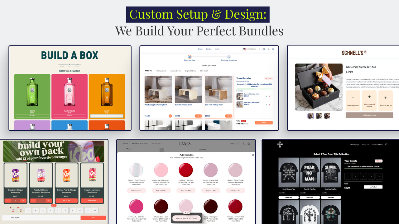 Custom design tools like SDK's and API's