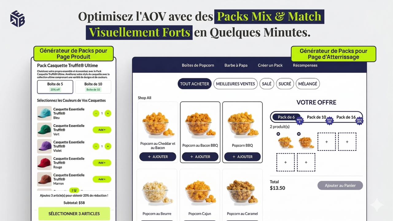 Shopify Bundle-App für wirkungsvolle Mix & Match Bundles