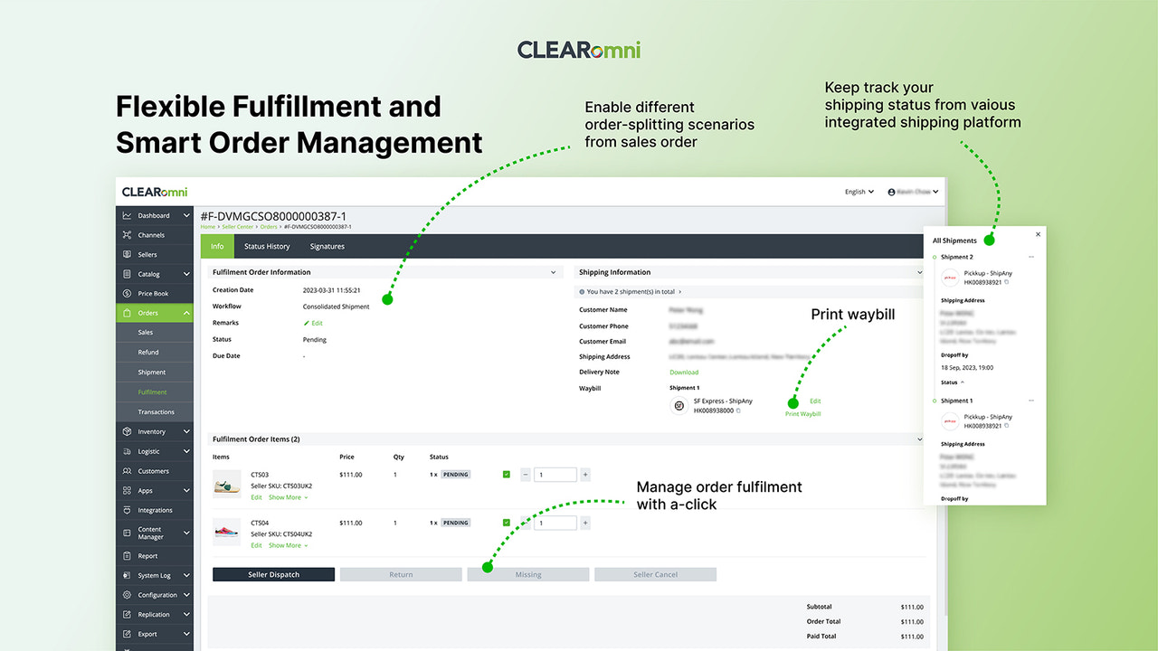 Flexible Fulfillment and Smart Order Management
