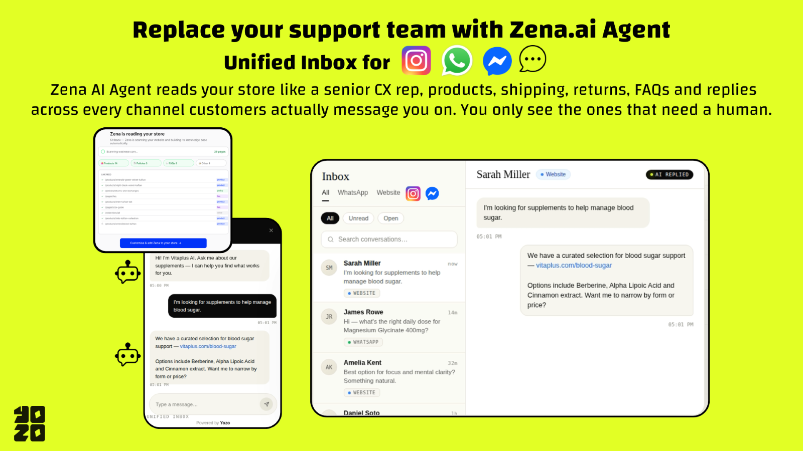ai support and inbox for shopify