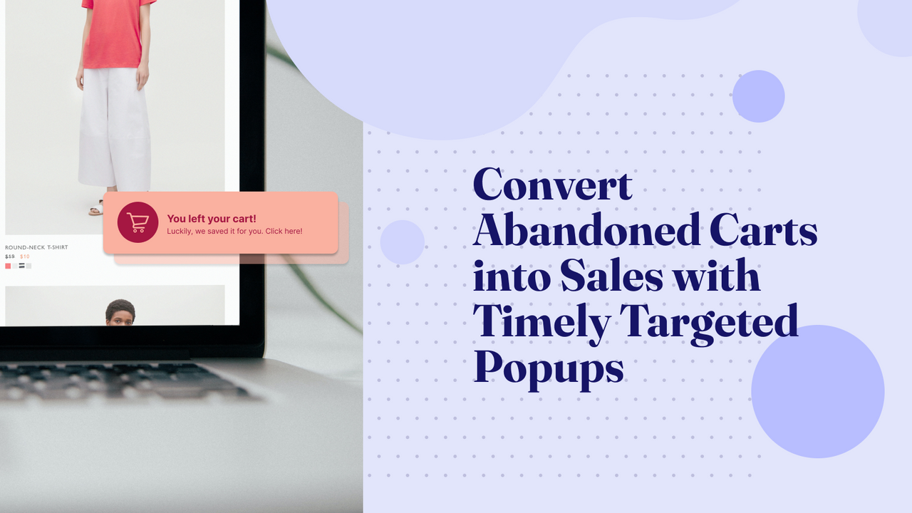 Convert abandon carts before they leave