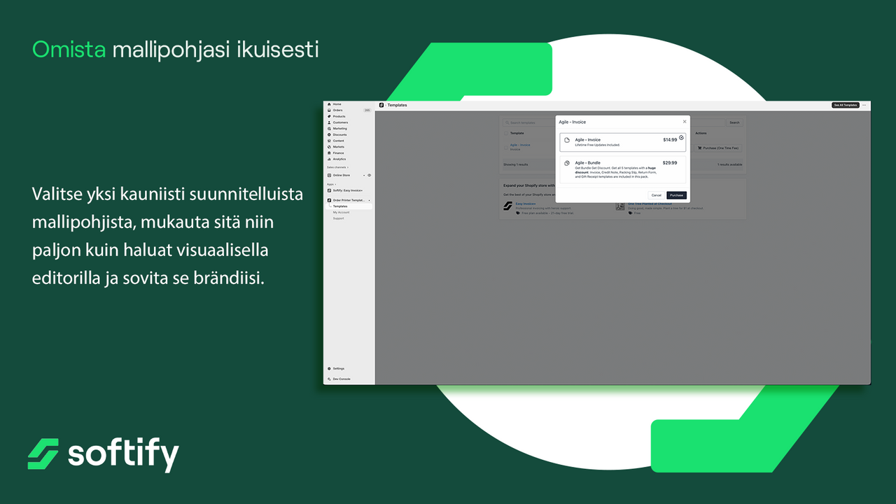 Tilaa tulostin pdf