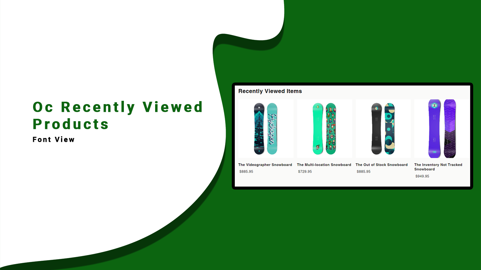 Frontend View