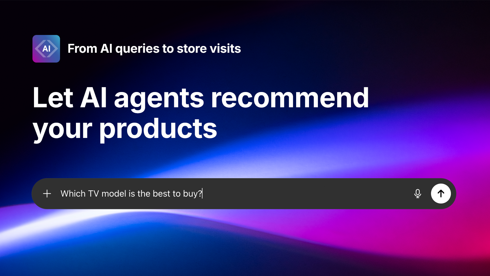 Let AI agents recommend your products