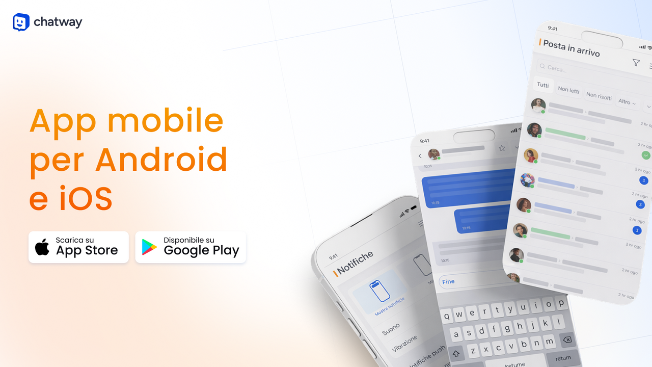 App live chat per iOS e Android