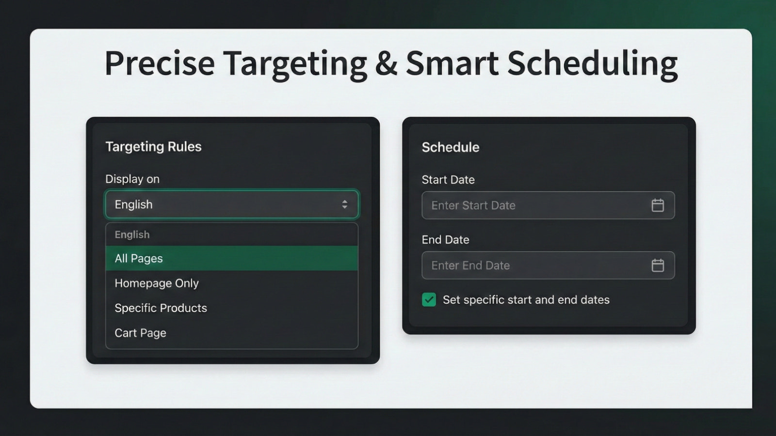 precise targeting