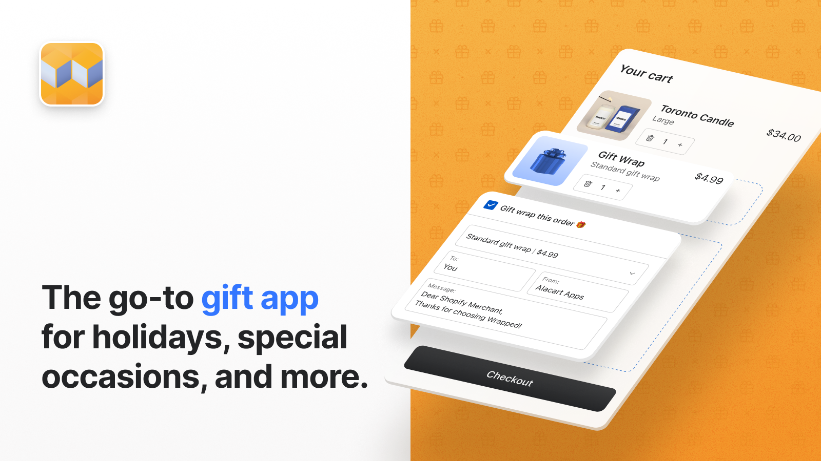 Wrapped is the go-to gift option and gift wrap app any occasion